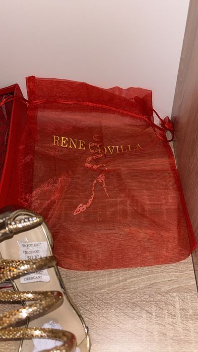 Sandale Renee Caovilla serpent gold