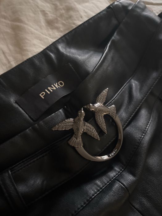 Pinko кожен панталон