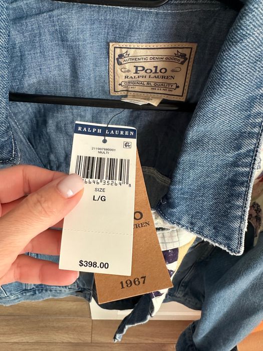 Geaca denim ralph lauren