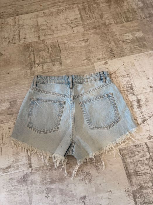 Сини къси дънки Зара