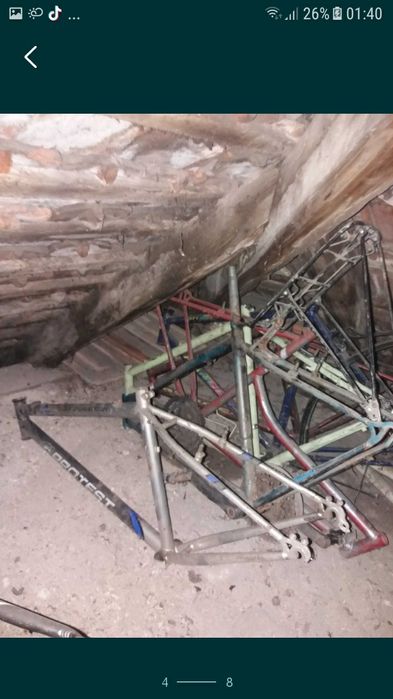 Camping cadre mtb aluminiu si otel
