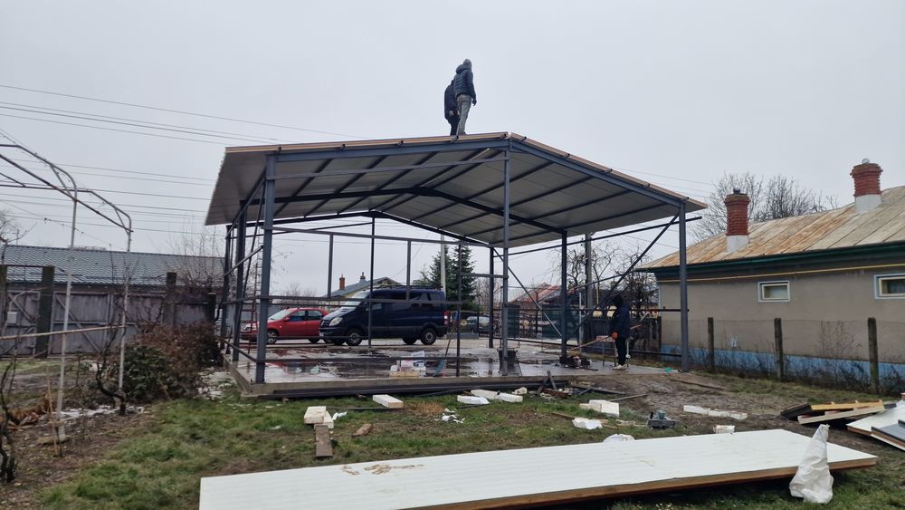 Vand hale metalice structuri metalice avem pe stoc asiguram transport