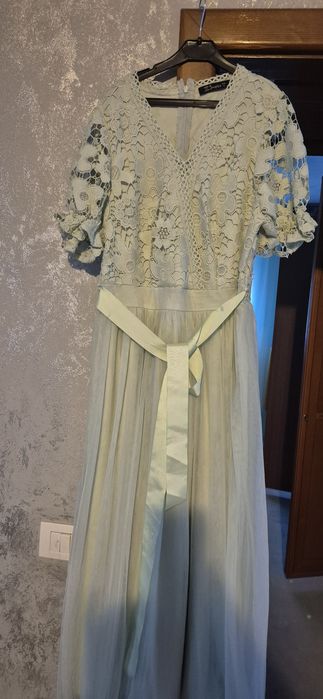 Rochie finuta verde menta