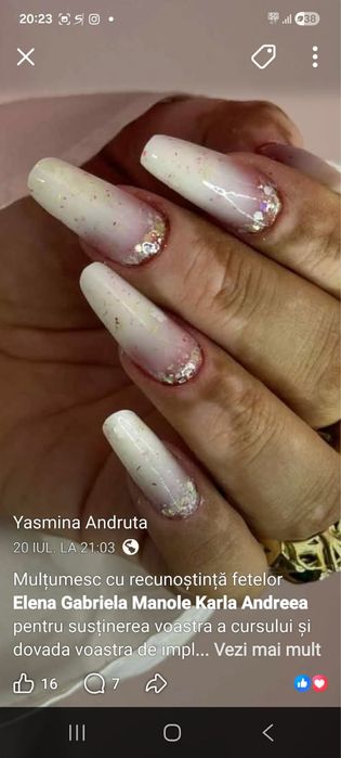 Unghii cu gel sectorul 2 la tine sau la mine