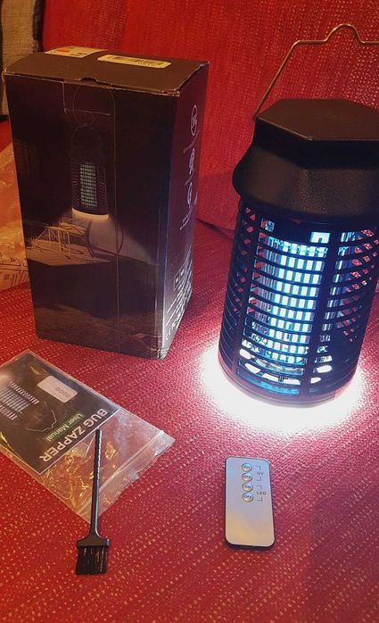 Lampă UV anti-țânțar 15W ,4200 V  si  lampa  lumina Led cu telecomanda