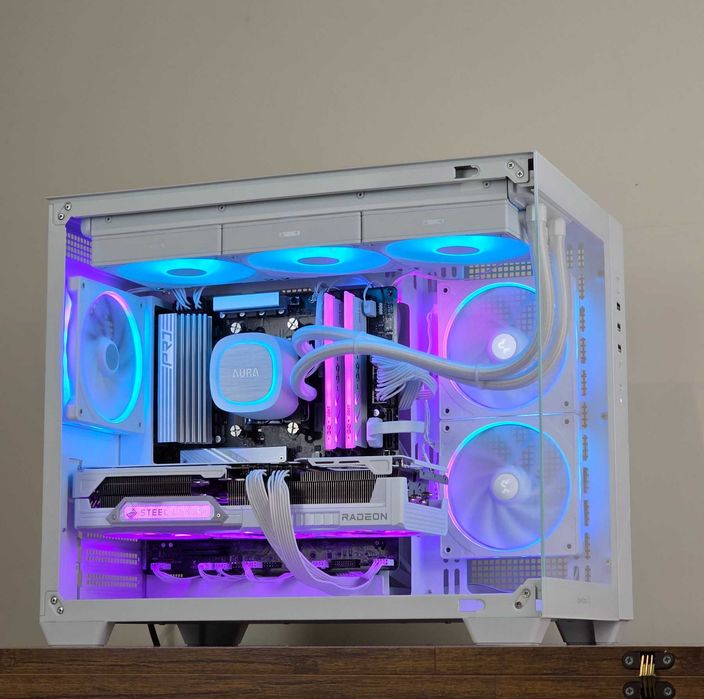 Геймърски компютър - Нов | Ryzen 7 7800X3D | RX 9070XT 16GB | DDR5 RAM | SSD NVMe )