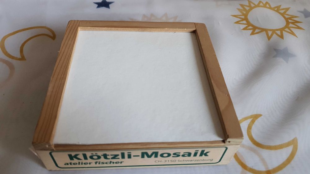 Cuburi din lemn Mozaic cutia magica