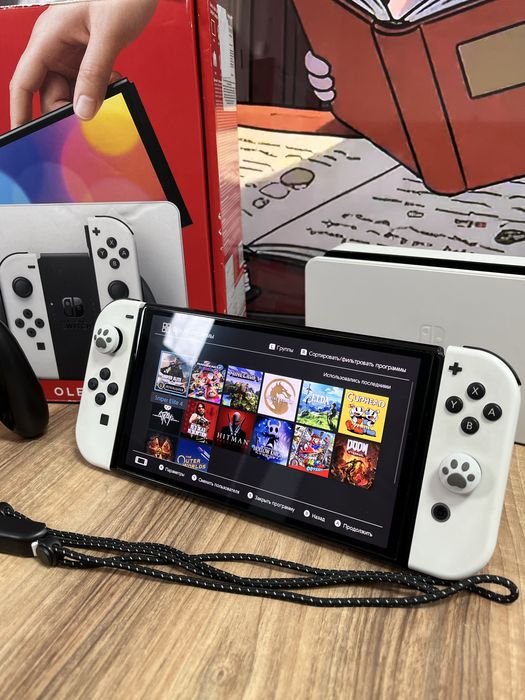 Прошитый Nintendo Switch Oled 256 гб