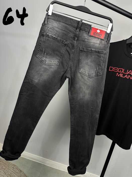 Dsquared мъжки черни дънки 6 модела