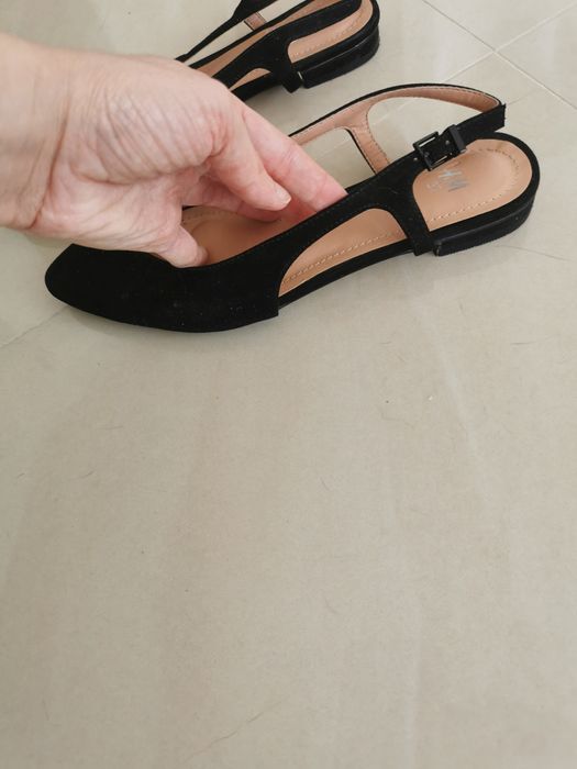 Sandale dama, tip balerini, marimea 37, marca H&M
