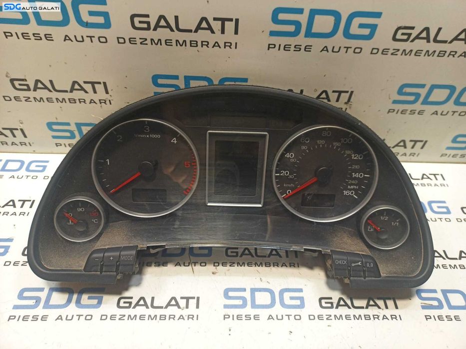 Ceas Ceasuri Cluster Instrumente Bord Audi A4 B7 Diesel 2005 - 2008 Cod 8E0920950S [L1040]