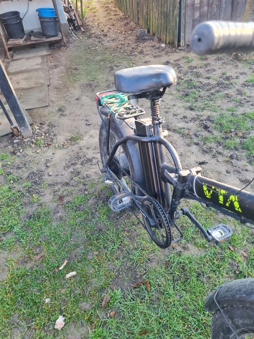 Bicicletă  electrică 250w 48v model VOLTA.la schimb cu remorca 750kg
