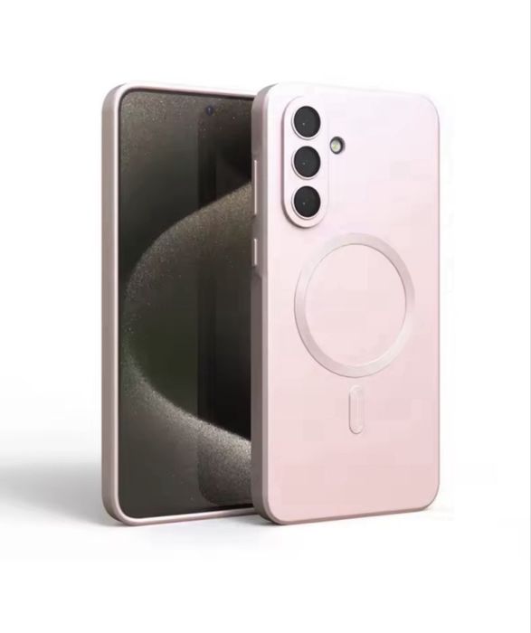 Samsung S26 S26 PLUS S26 PLUS ULTRA - Husa Silicon Magnetica Aspect Metalic