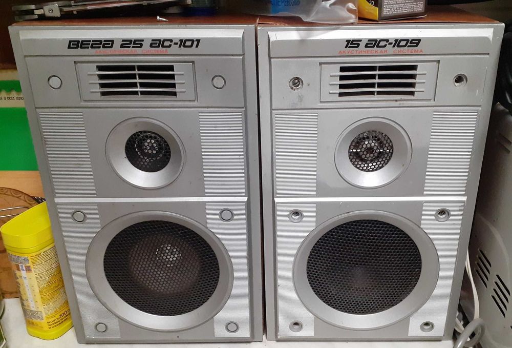 Акустические системы Вега 25АС-101 (15АС-109) - 2 шт: 20 000 тг ...