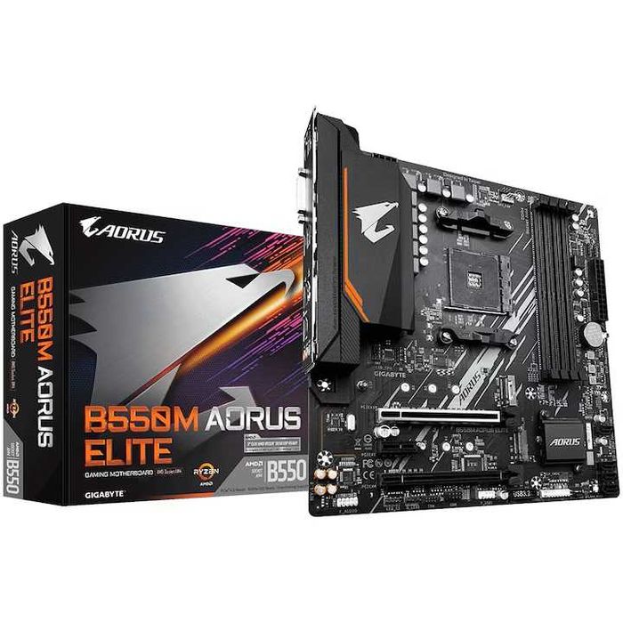Placa de baza Gigabyte B550M AORUS ELITE, Socket AM4