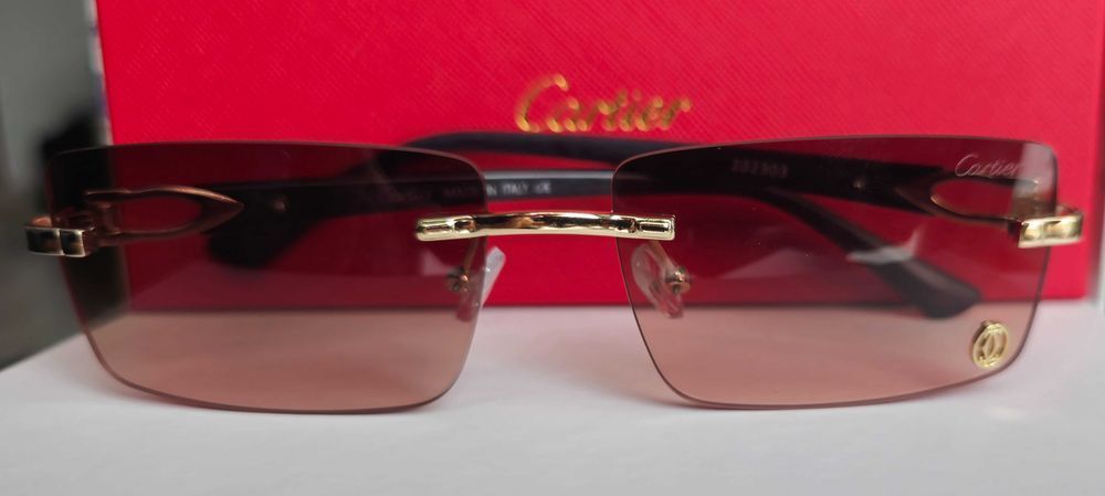 Ochelari de soare Cartier Horn Brown