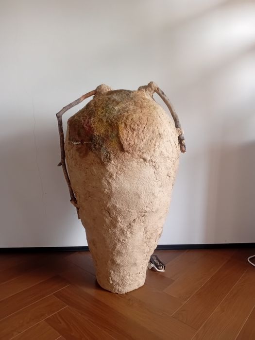 Эко ваза из папье маше
