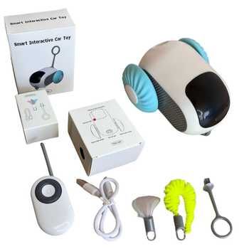 Интерактивная управляемая игрушка Car Toy для кошек с пультом dm24