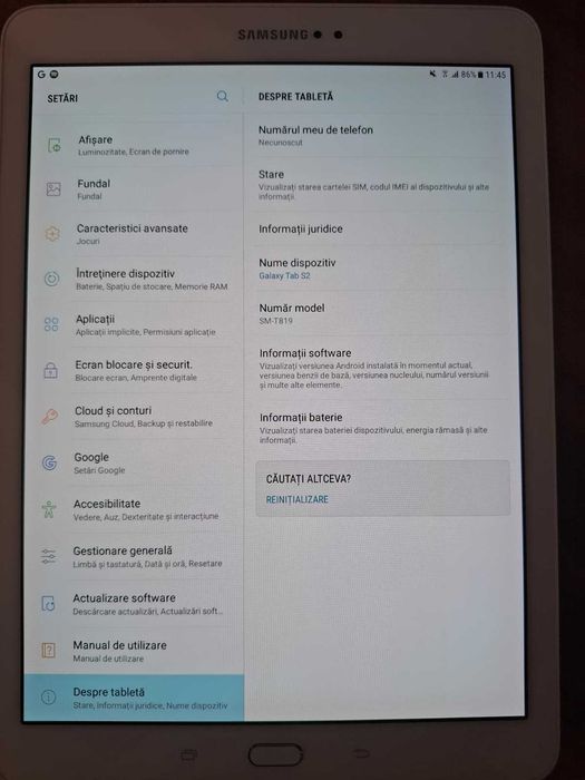 Tableta Samsung Galaxy Tab-S2 SM-T819