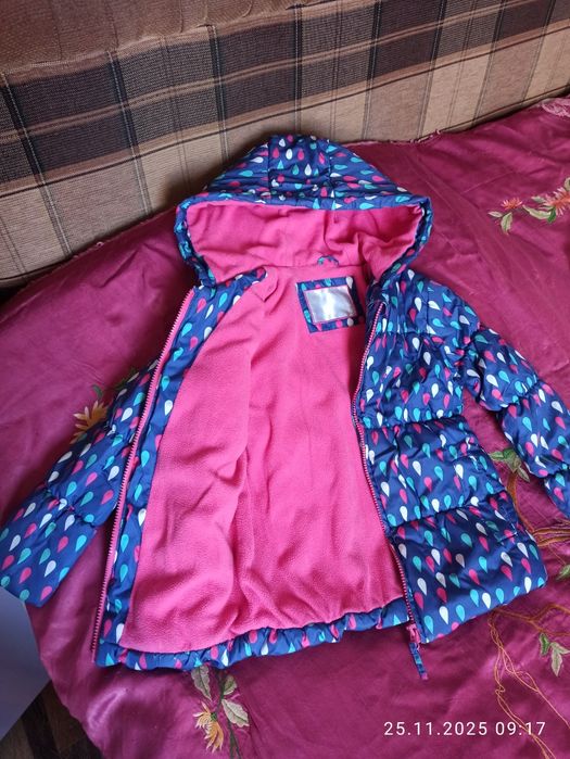 Куртки зимние на девочку 4-8 лет