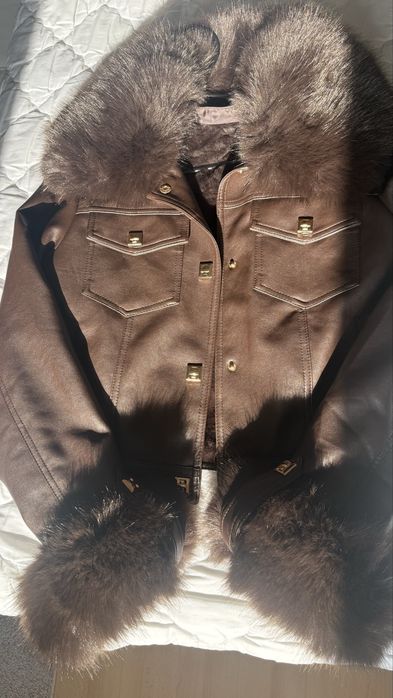 Кожено яке с пух