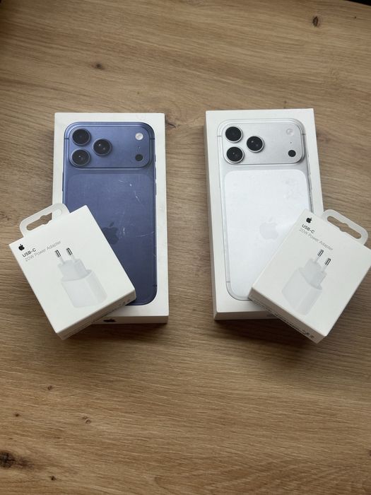 Iphone 17 Pro Max 256GB Silver&Deep Blue Неразпечатани! Гаранция!