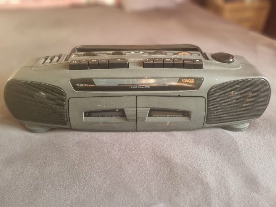 Radiocasetofon stereo dublu Sonoko
