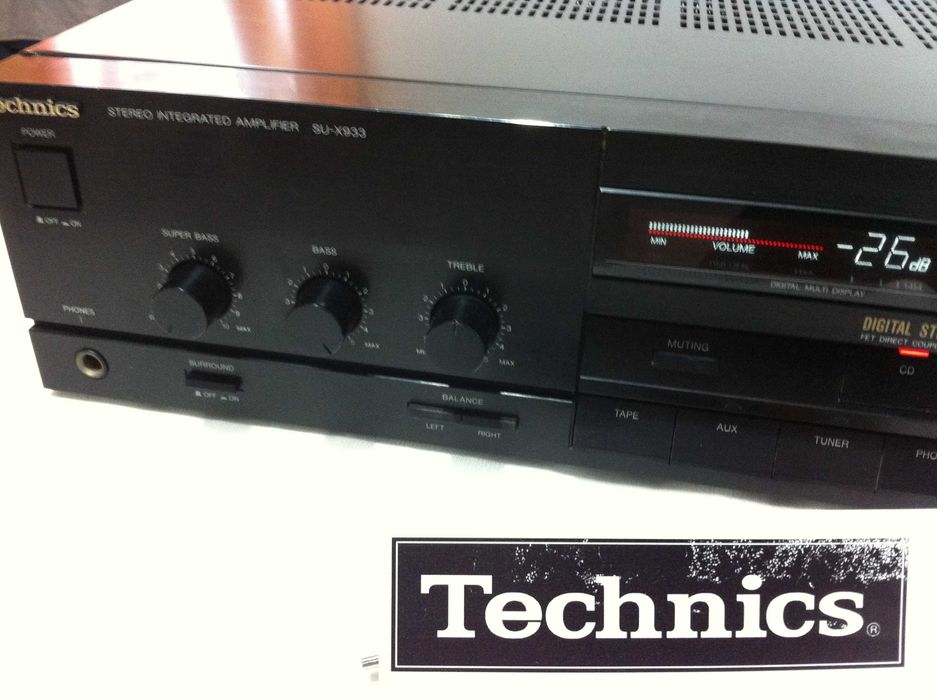 Amplificator Technics SU-X933/Technics SU-X102/SU-X120 Class A statie