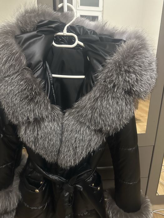 Яке шушляк със косъм сребърна лисица