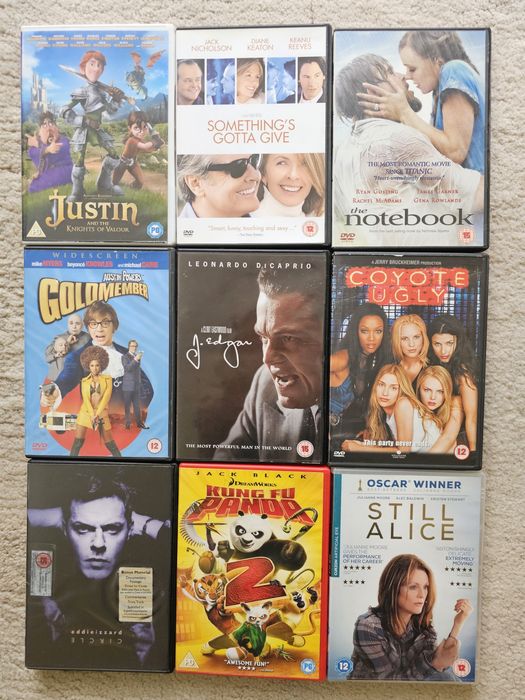 Оригинални DVD от лична колекция на Английски език