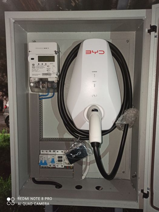 Установка зарядное устройство для Электромобилей.
7квт зарядка установ