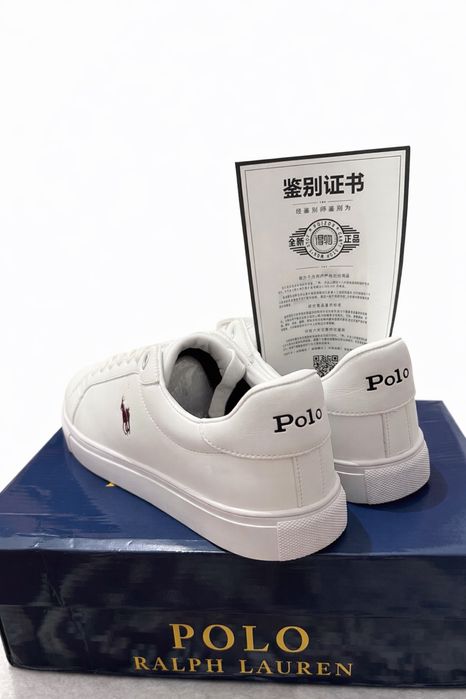 Новыйе кроссовки Polo, белыйе, 42размер