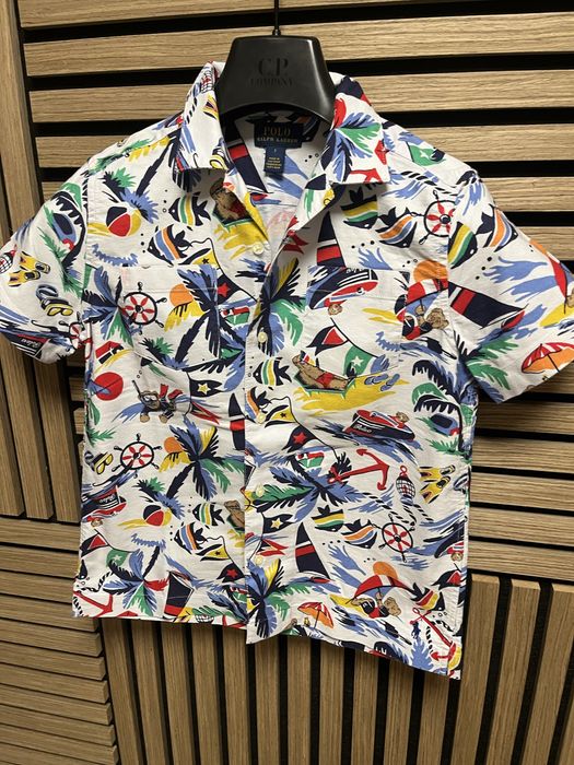 POLO Ralph Lauren - Bear Summer Edition - Нова детска риза 7г / Оригинал