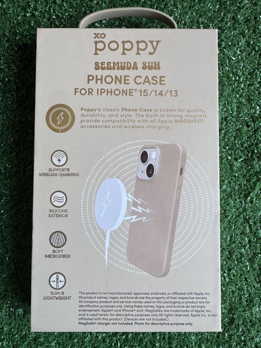 Husă XO Poppy Bermuda Sun MagSafe iPhone 15/14/13 – Nouă