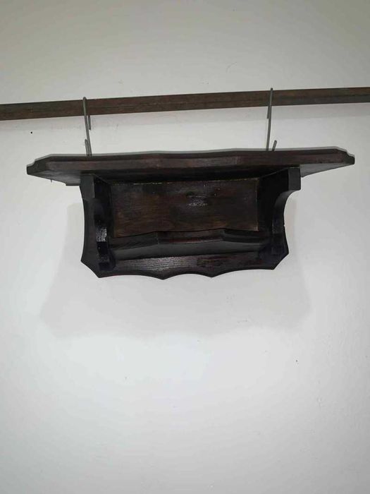 Polita decor bucatarie din lemn