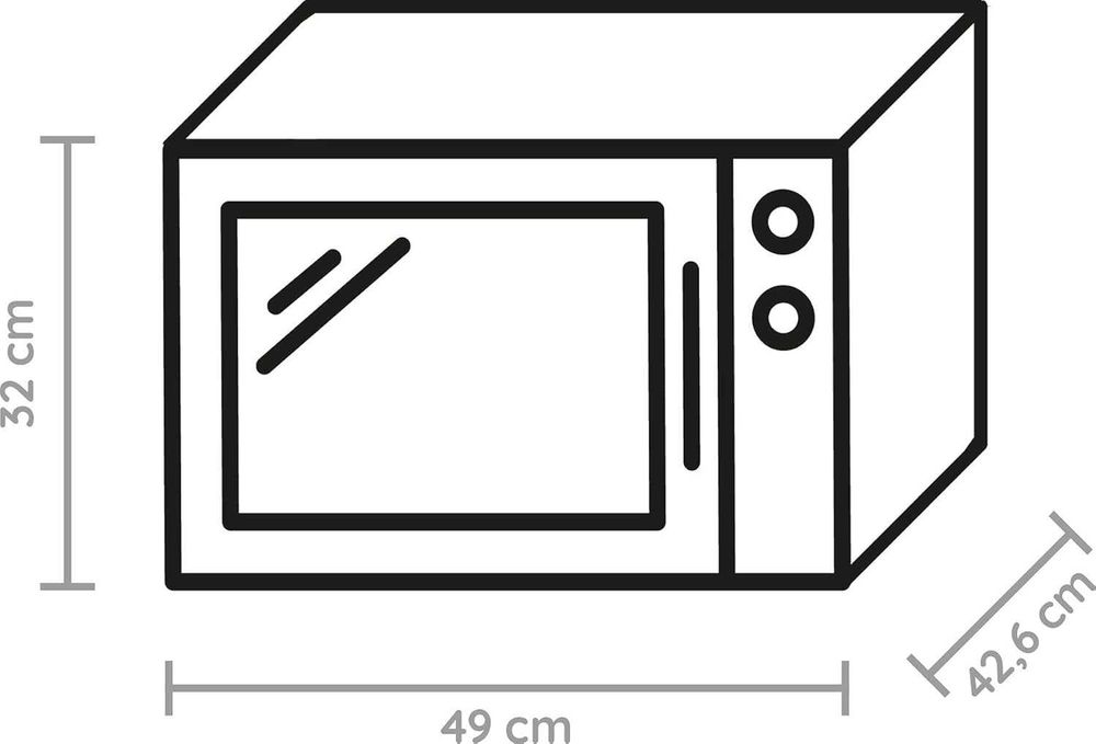 Микровълнова печка Bauknecht MW427SL 25L 800W