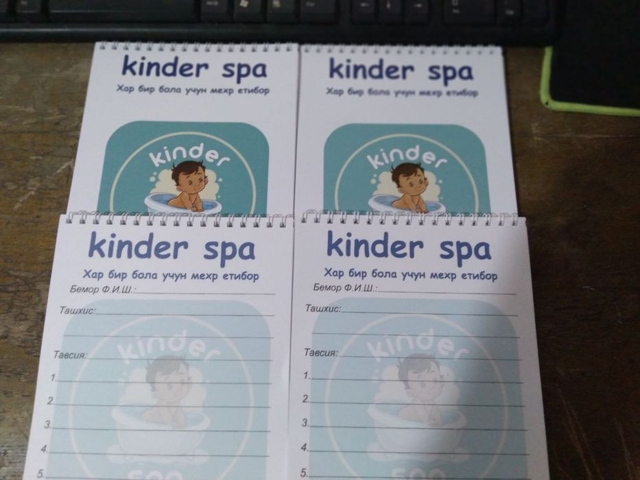 Blaknot va ruchka vizitka pechat