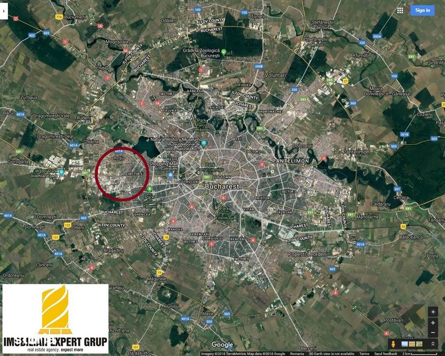 Militari I . Maniu stradal  814 mp desch 16 m ,utilitati.