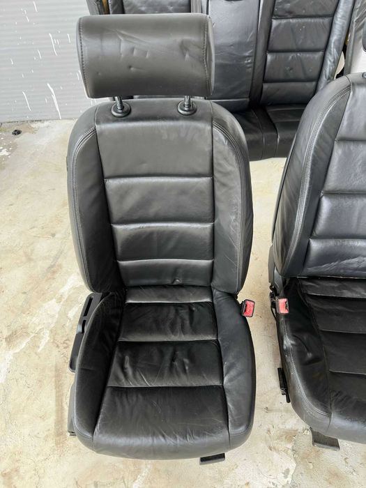 Interior piele Audi A6 C6 2004–2011 scaune față+banchetă spate fețe uș