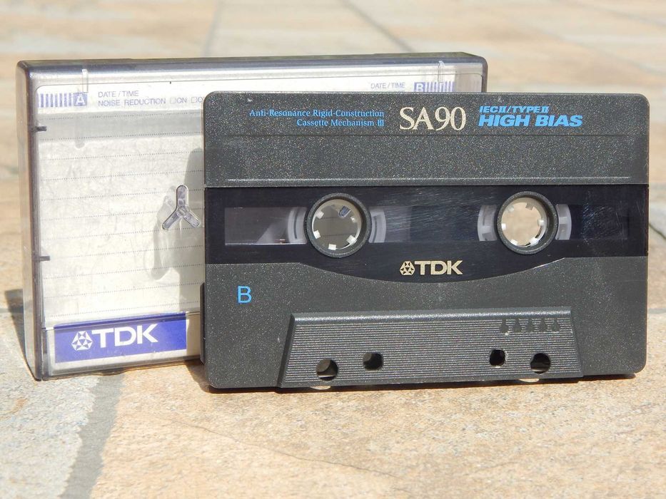 Caseta audio SA90 TDK FE Ferric Japonia cu cutie uzata nefunctionala