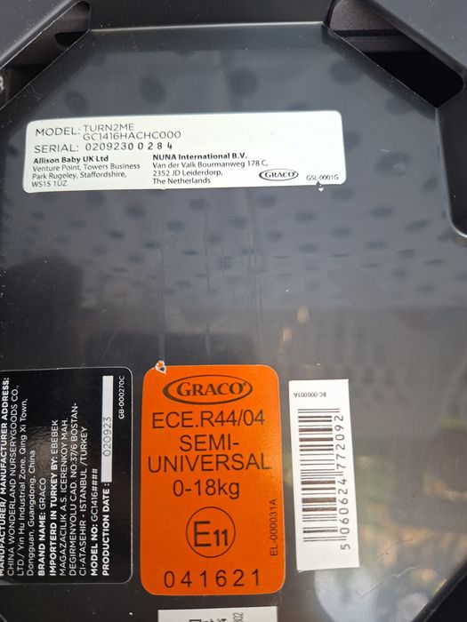 Scaun auto Graco Turn2Me 360°
