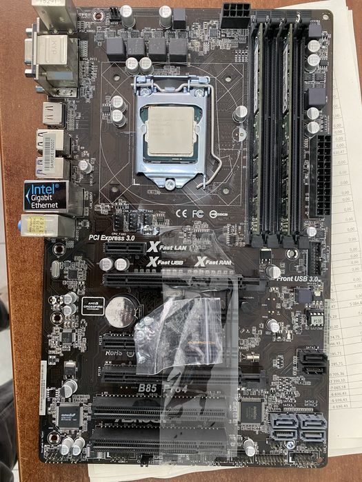 i7 4790 , + мат b85 pro4 , + озу 8 гб