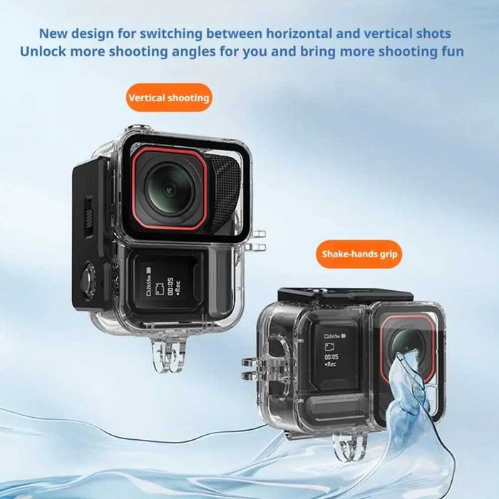 Carcasa subacvatica waterproof camere actiune Insta360 ACE Pro / Pro 2