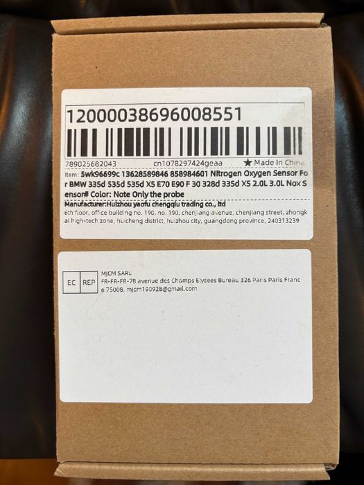 Senzor NoX pentru BMW 335d 535d 535d X5 E70 E90 F30 328d 335d X5 2.0L 3.0L 5WK96699C 13628589846 858984601