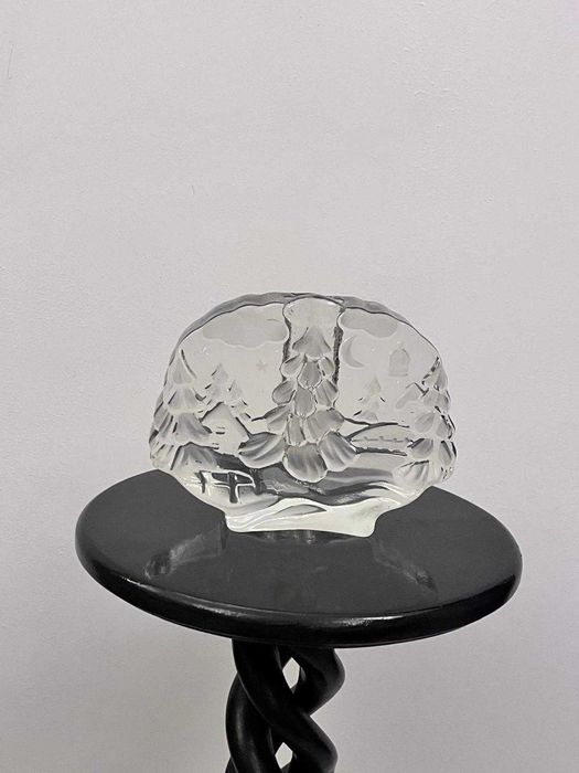 Piesa soliflora veche Germania cristal BLEYKRISTALL bibelouri bibelou