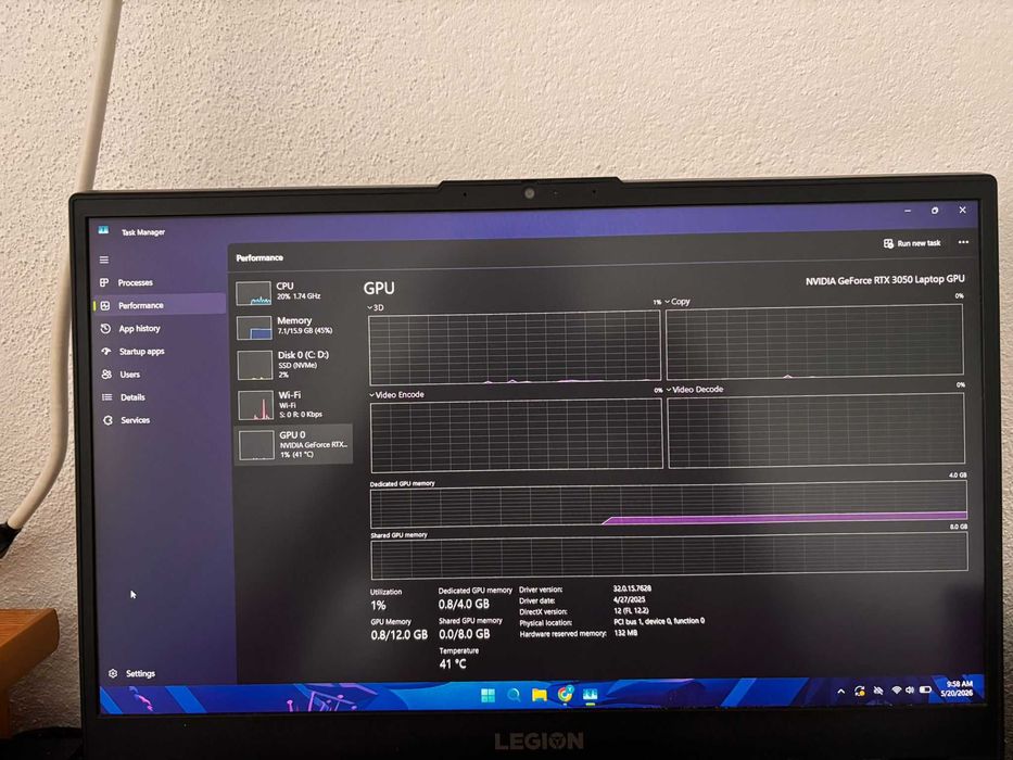 Laptop Gaming  Lenone Legion