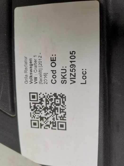 Grila Radiator Volkswagen VW  Crafter 1 [facelift] 2012 2013 2014 2015