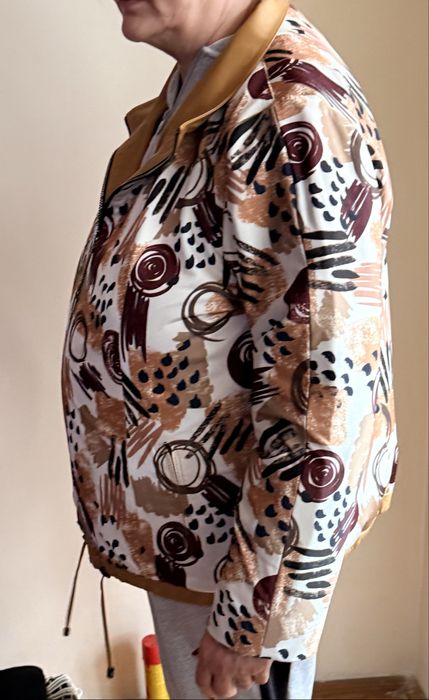 Geaca fergucci 2 fete impermeabila culoare mustar