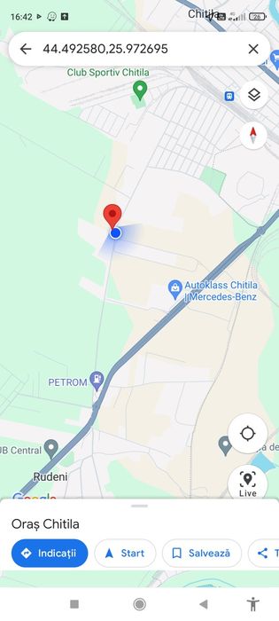 Teren de inchiriat Rudeni Chitila