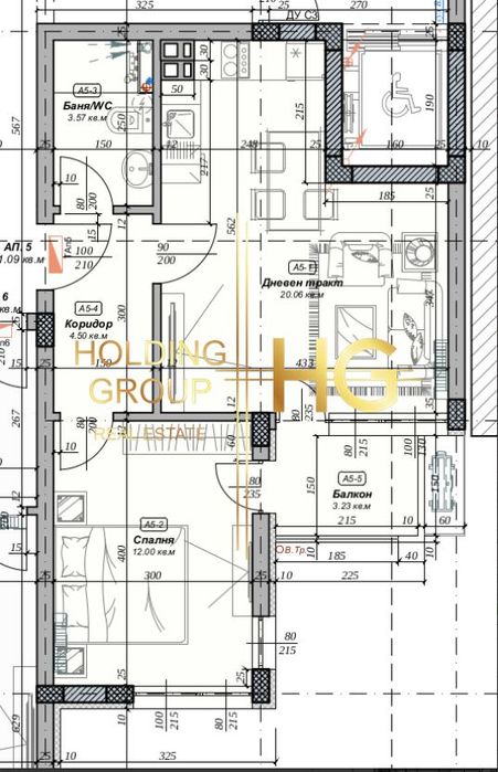 Продава се Двустаен апартамент в Варна, м-т Пчелина - 67 кв.м за 1200 €/кв.м - Снимка #4